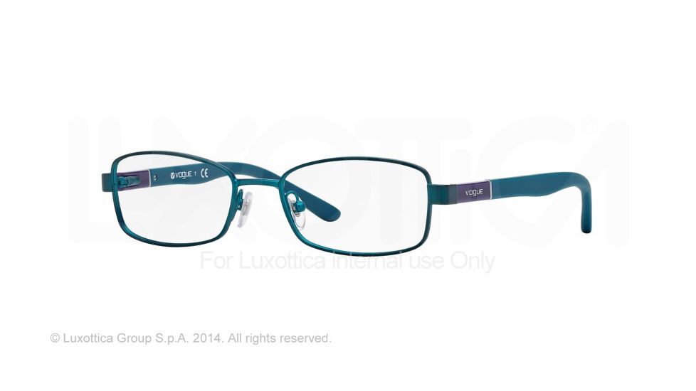 Vogue BABY 88 VO3926 Progressive Prescription Eyeglasses 958S-46 - Matte Metallized Green Frame