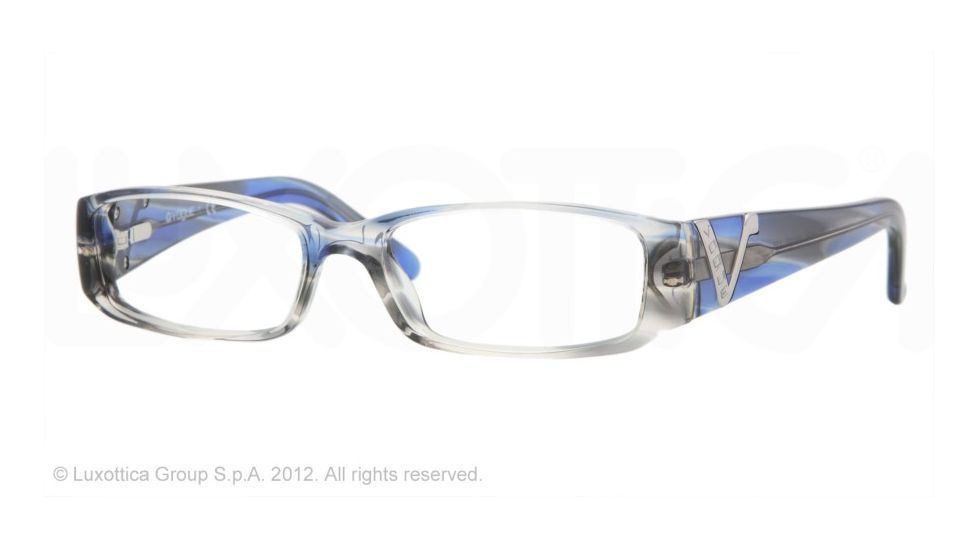 Vogue Eyeglass Frames VO2590 1698-49 - Blue Gray Striped