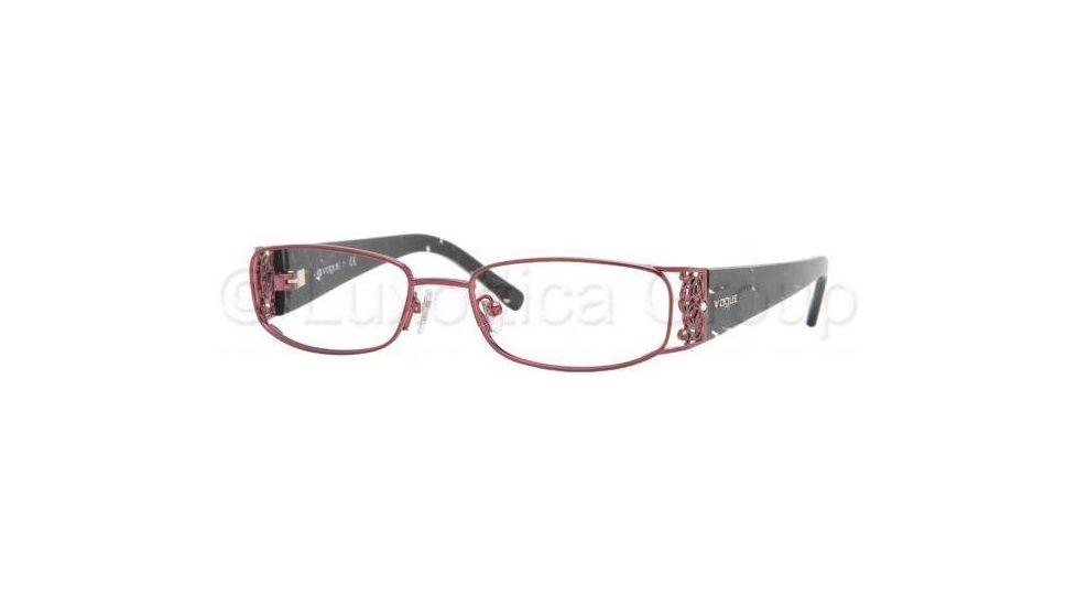 Vogue Eyeglasses VO3661B with No-Line Progressive Rx Prescription Lenses 812-5416 - Purple 