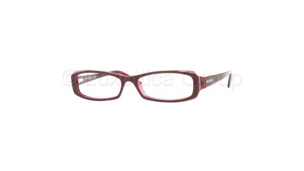 Vogue Eyeglasses VO2487B with No-Line Progressive Rx Prescription Lenses 1538-5315 - Top Violet/Light Violet 