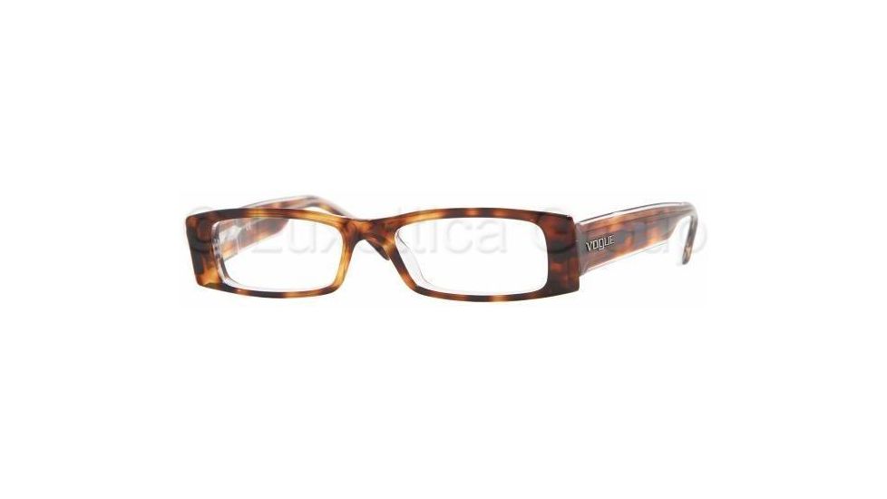 Vogue Eyeglasses VO2501 with Lined Bifocal Rx Prescription Lenses 1471-4816 - Top Transparent Havana 