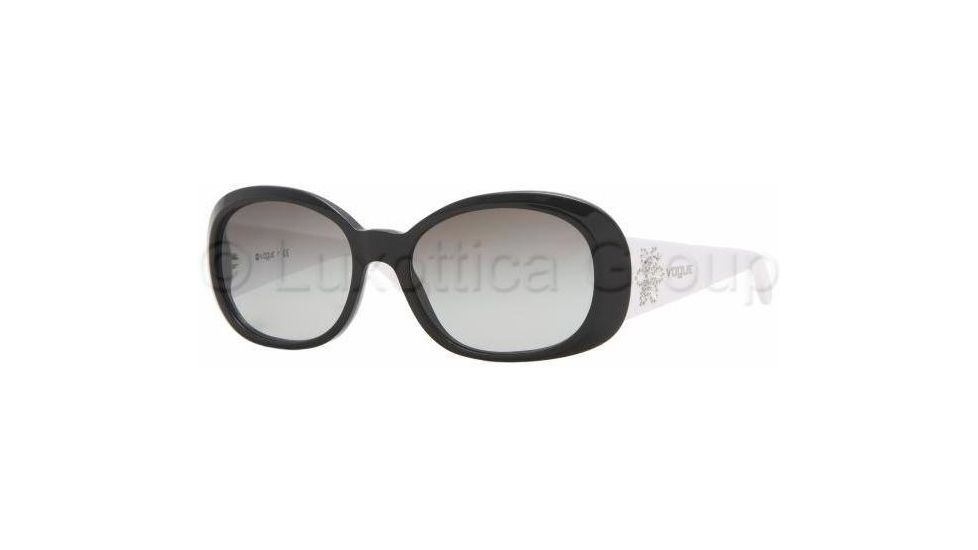 Vogue Bifocal Sunglasses VO2562SB with Lined Bi-Focal Rx Prescription Lenses VO2562SB-W44-11-5516 - Lens Diameter: 55 mm, Frame Color: Black