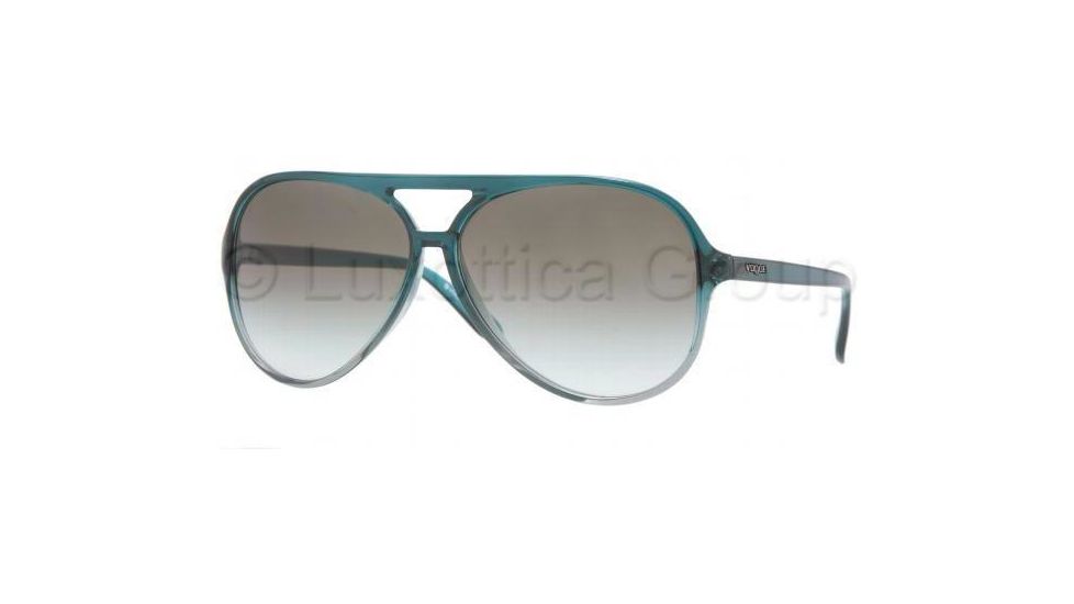 Vogue VO2578S Sunglasses with No-Line Progressive Rx Prescription Lenses VO2578S-17668E-5911 - Lens Diameter: 59 mm, Frame Color: Green Gradient Gray