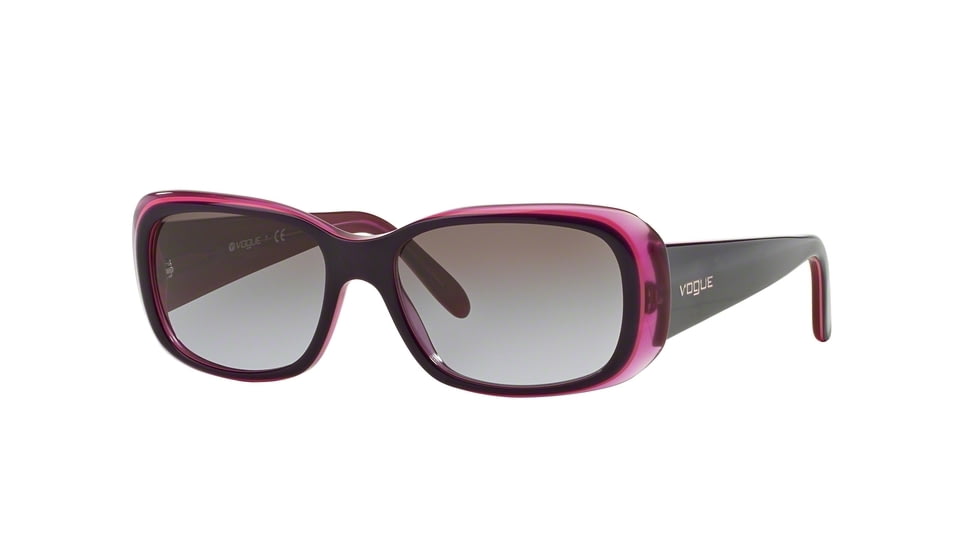 Vogue Prescription Sunglasses VO2606S VO2606S-228668-52 - Lens Diameter 52 mm, Frame Color Dark Violet/Opal Pink