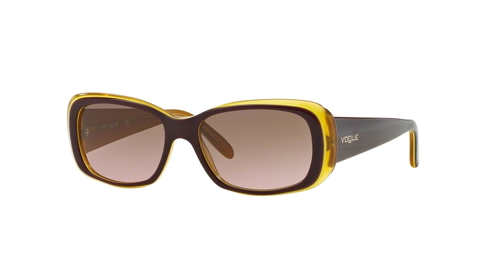 Vogue Prescription Sunglasses VO2606S VO2606S-228714-52 - Lens Diameter 52 mm, Frame Color Purple/Opal Yellow