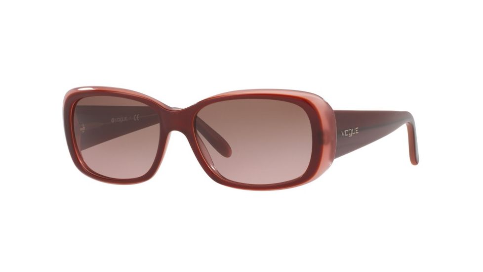 Vogue Prescription Sunglasses VO2606S VO2606S-244914-55 - Lens Diameter 55 mm, Frame Color Top Bordeaux/opal Pink