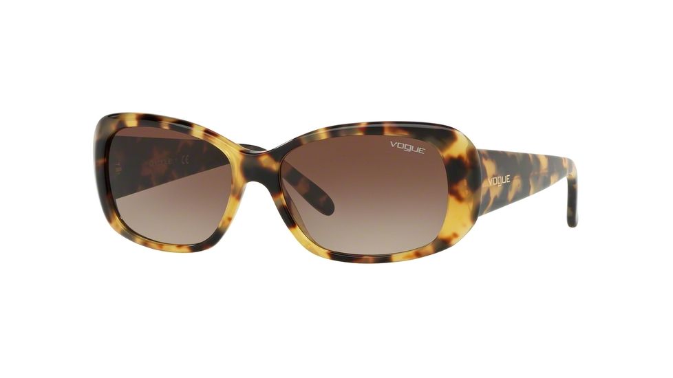 Vogue Prescription Sunglasses VO2606S VO2606S-260513-55 - Lens Diameter 55 mm, Frame Color Brown Yellow Tortoise