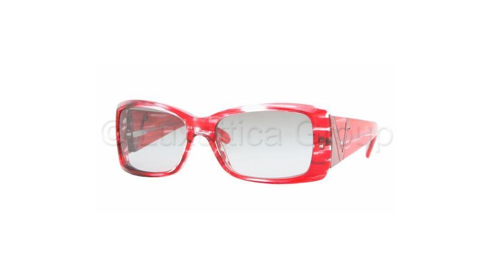 Vogue Bifocal Sunglasses VO2560S with Lined Bi-Focal Rx Prescription Lenses, Select Frame Color / Lens Diameter Striped Red Frame / 52 mm Prescription Lenses