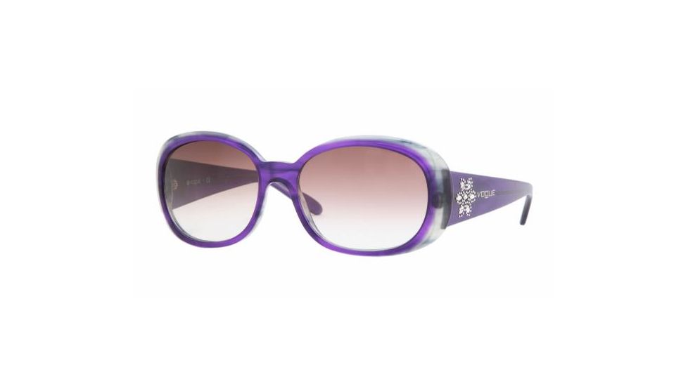 Vogue VO2562SB Bifocal Sunglasses - Orange Glitter Violet Gradient Frame / 52 mm Prescription Lenses, 16438H-5216