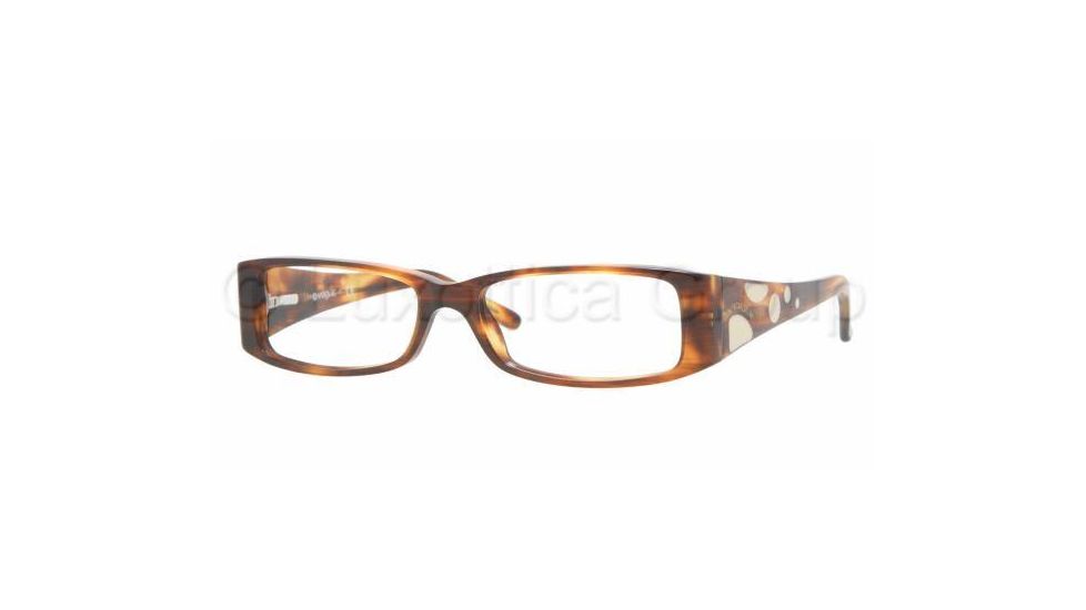 Vogue VO 2583 Eyeglasses, Striped Havana Frame w/ NonRx 49 mm Diameter Lenses, 1693 4915