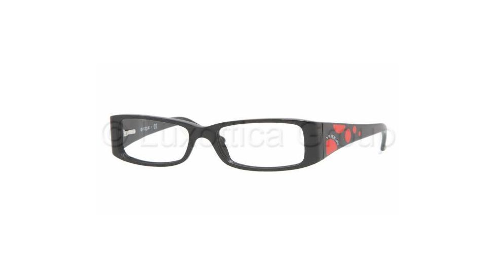 Vogue VO 2583 Eyeglasses Styles - Black Frame w/Non-Rx 49 mm Diameter Lenses, W44-4915