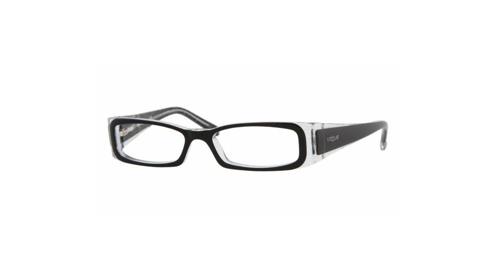Vogue VO2584 Bifocal Eyeglasses - Top Black+transp. Glitter Frame / 48 mm Prescription Lenses, 1688-4815