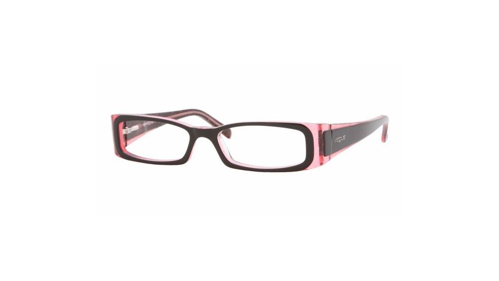 Vogue VO2584 Bifocal Eyeglasses - Top Brown-Pink Glitter Frame / 50 mm Prescription Lenses, 1689-5015