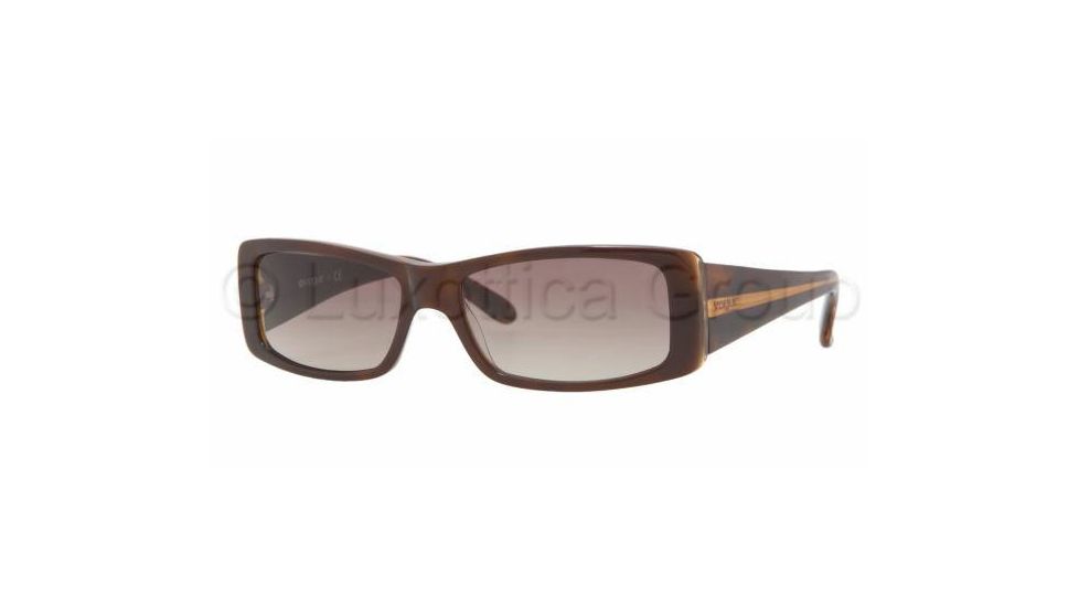 Vogue VO2589S Sunglasses with No-Line Progressive Rx Prescription Lenses, Select Frame Color / Lens Diameter Brown Frame / 53 mm Prescription Lenses