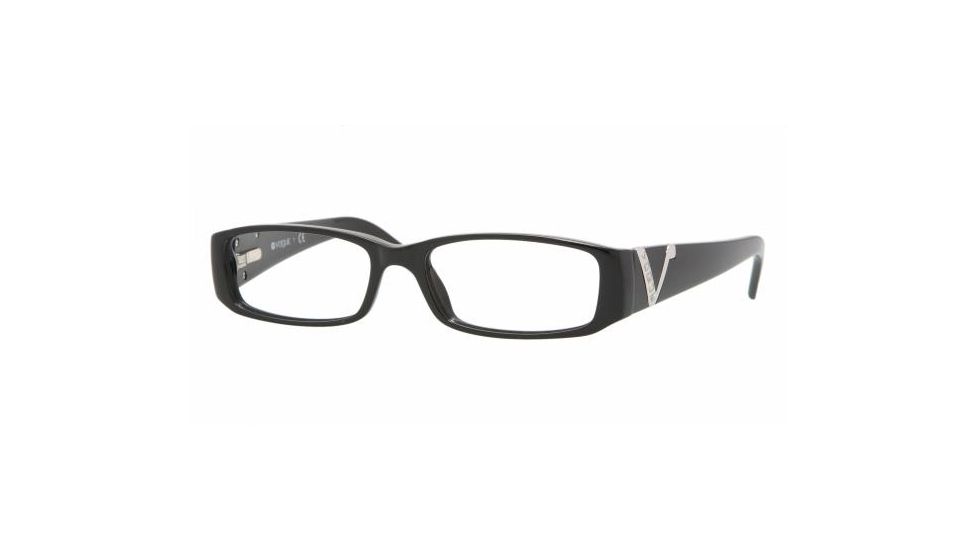 Vogue VO 2590 Eyeglasses Styles Black Frame w/Non-Rx 49 mm Diameter Lenses, W44-4915