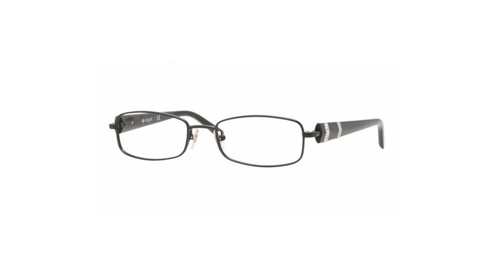 Vogue VO3713B SV Prescription Eyeglasses Matte Black Frame / 49 mm Prescription Lenses, 352S-4917