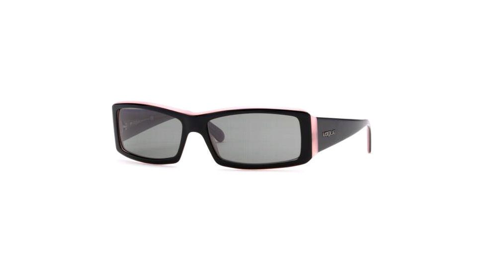 Vogue VO2419S-131787-5915 Sunglasses with No-Line Progressive Rx Prescription Lenses - Black Top On Pink Frame w/ 59 mm Diameter Lenses 