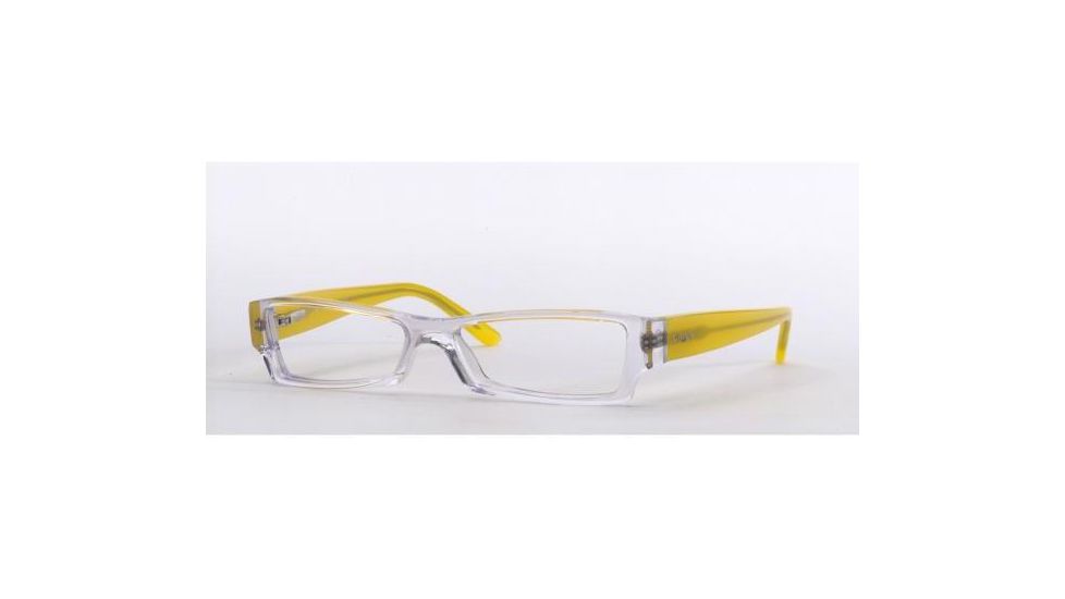 Vogue Eyeglass VO2430 - Transparent With Black Frame / 53 mm Non-Rx Lenses
