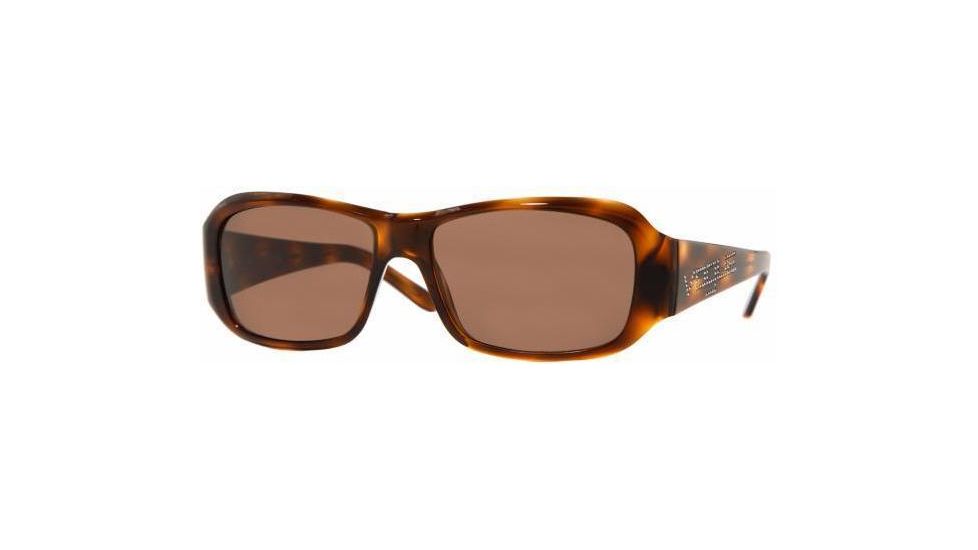 Vogue VO2533SB-160013-5716 Sunglasses with Lined Bifocal Rx Prescription Lenses Brown Striped Glitter Frame / 57 mm Lenses