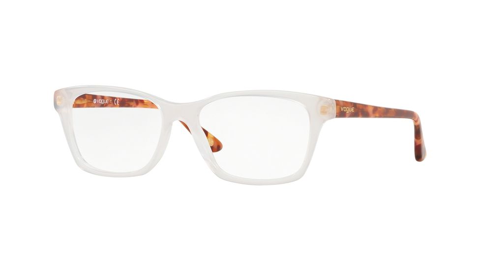 Vogue VO2714 Progressive Prescription Eyeglasses, 52mm, Opal Crystal, VO2714-2691-52-PRO