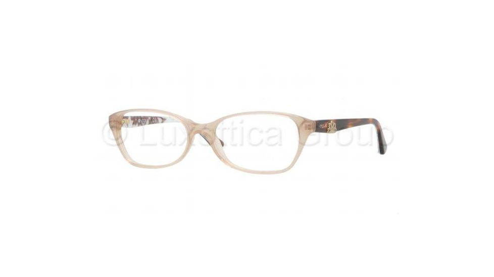 Vogue VO2737 Progressive Prescription Eyeglasses 1913-5216 - Light Brown Frame, Demo Lens Lenses