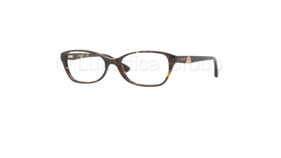 Vogue VO2737 Progressive Prescription Eyeglasses W656-5216 - Dark Havana Frame