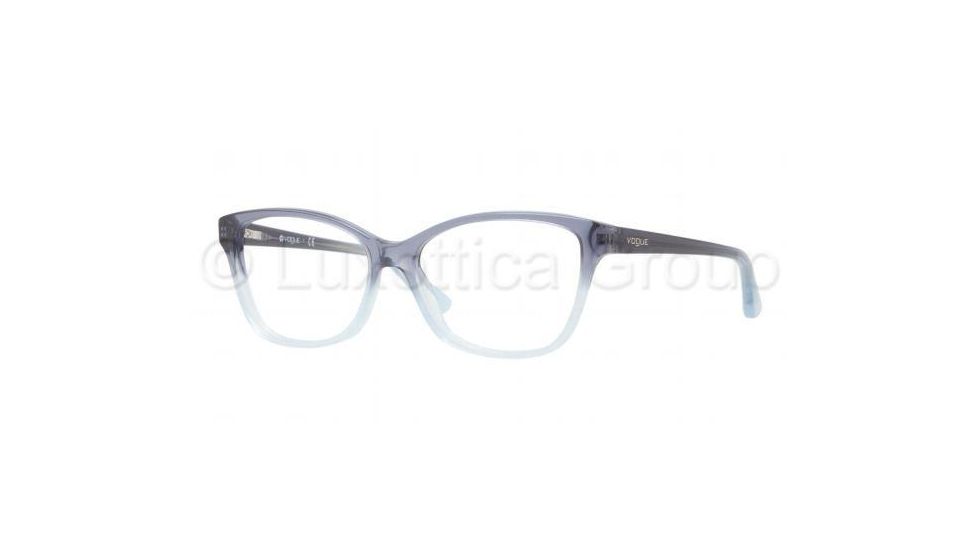 Vogue VO2740 Bifocal Prescription Eyeglasses 1729-5215 - Blue Avio Grad. Ice Azure Frame, Demo Lens Lenses