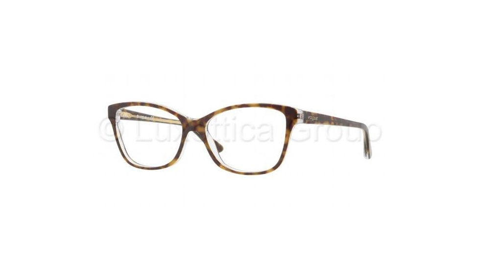 Vogue VO2740 Bifocal Prescription Eyeglasses 1916-5215 - Light Havana Frame, Demo Lens Lenses
