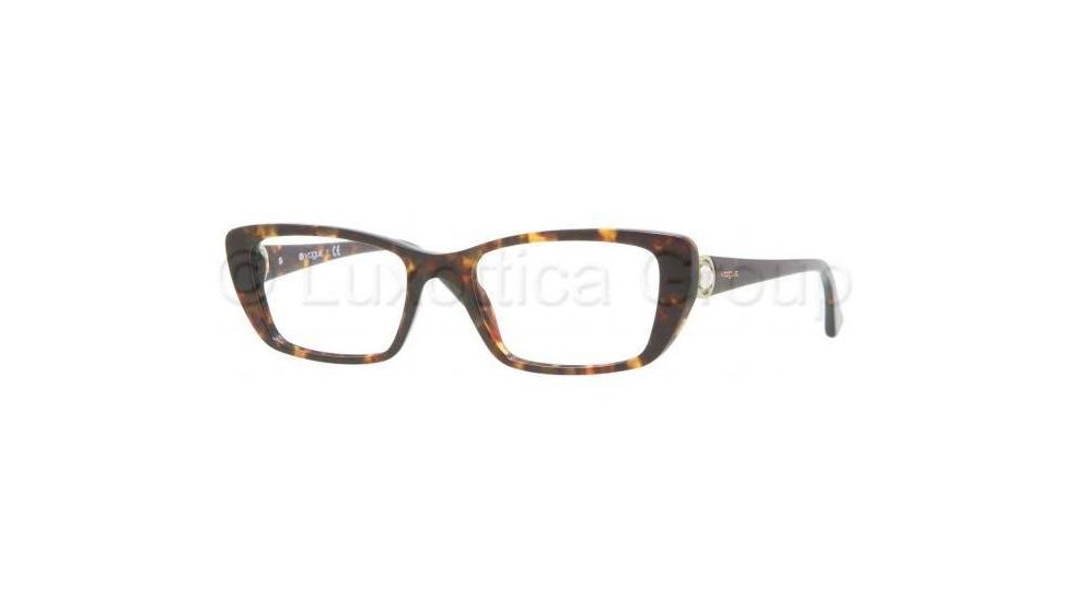 Vogue VO2749H Single Vision Prescription Eyeglasses W656-5118 - Dark Havana Frame