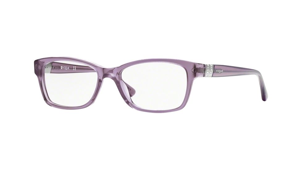 Vogue VO2765B Prescription Eyeglasses 2195-53 - Opal Violet Transparent Frame