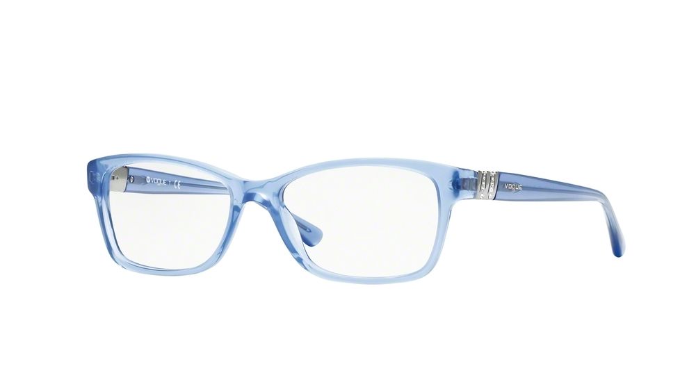 Vogue VO2765B Prescription Eyeglasses 2198-53 - Opal Blue Transparent Frame