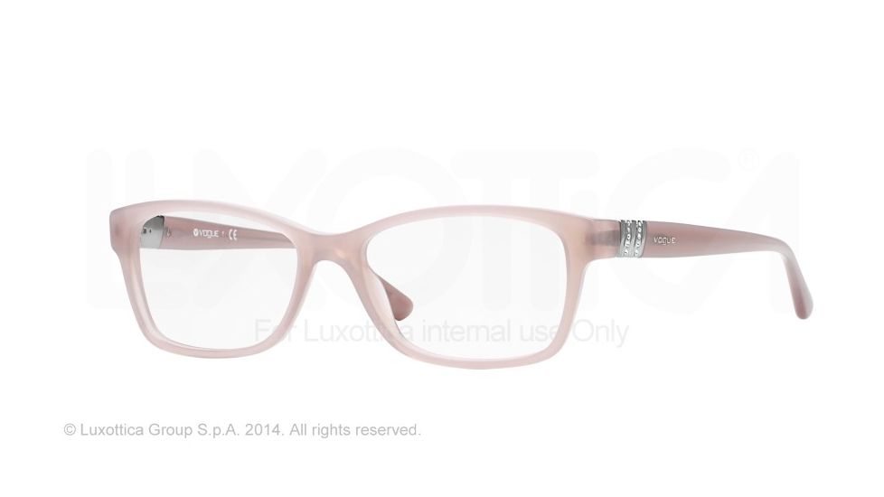 Vogue VO2765B Prescription Eyeglasses 2223-53 - Opal Grey Transparent Frame