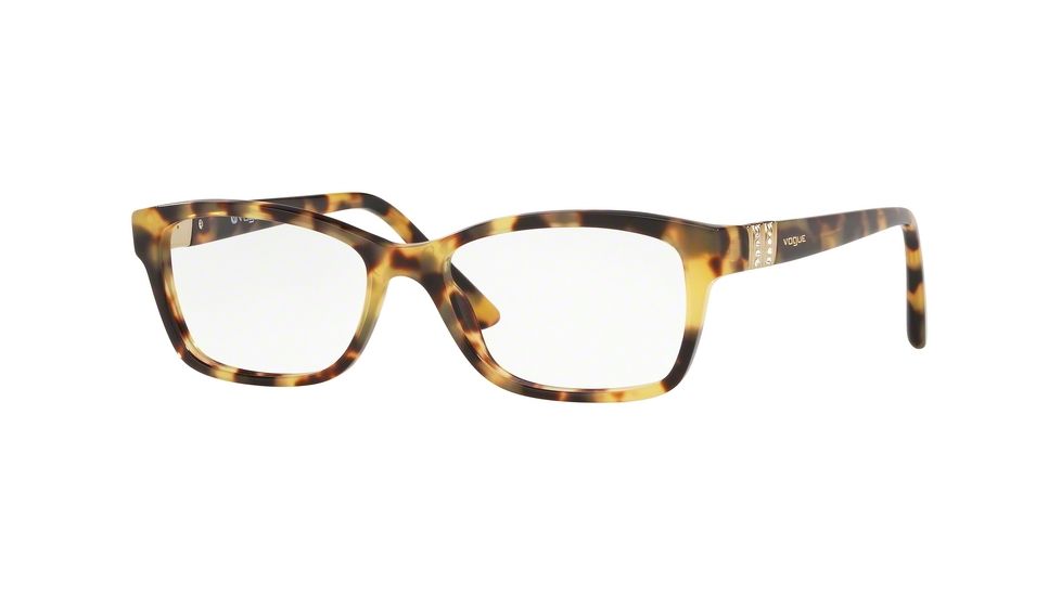 Vogue VO2765B Prescription Eyeglasses, 53mm, Brown Yellow Tortoise, VO2765B-2605-53-SV