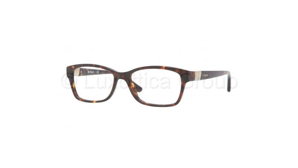 Vogue VO2765B Single Vision Prescription Eyeglasses W656-5116 - Dark Havana Frame