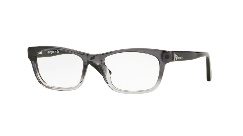 Vogue VO2767 Eyeglass Frames 2373-52 - Top Black Gradient Grey Frame