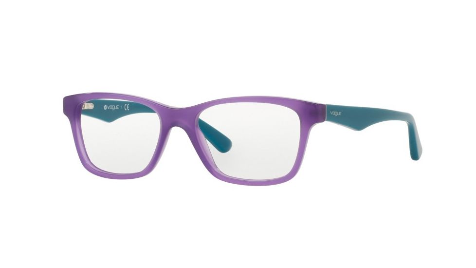 Vogue VO2787 Single Vision Prescription Eyeglasses 2230-51 - Opal Dark Violet Frame