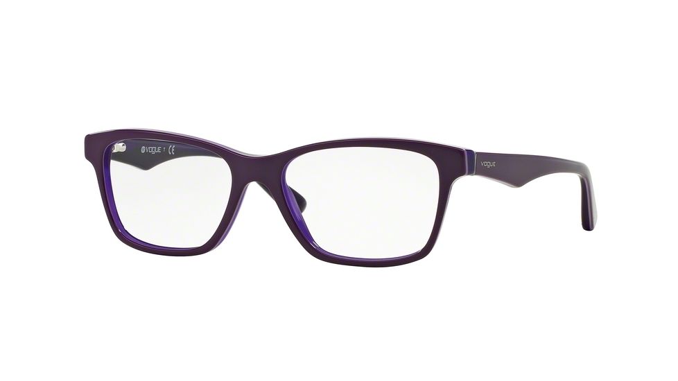 Vogue VO2787 Single Vision Prescription Eyeglasses 2277-51 - Dk Violet/Lilac/Violet Tr Frame
