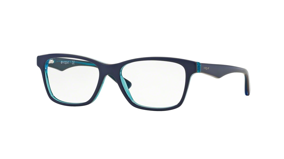 Vogue VO2787 Single Vision Prescription Eyeglasses 2278-51 - Bluette/Orange/Azure Tr Frame