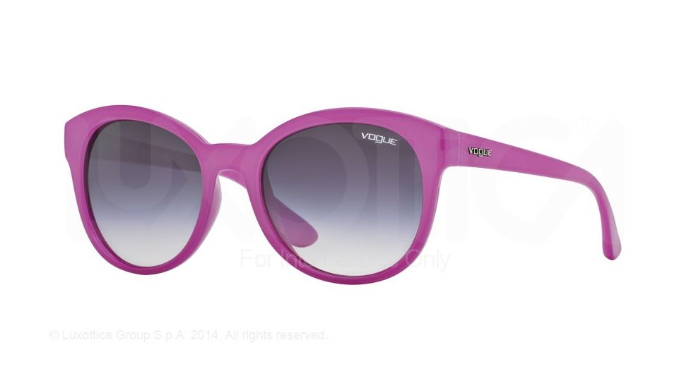 Vogue VO2795S Single Vision Prescription Sunglasses VO2795S-217336-53 - Lens Diameter 53 mm, Frame Color Opal Pink
