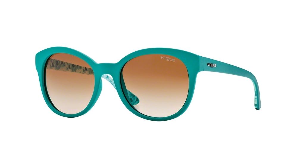 Vogue VO2795S Single Vision Prescription Sunglasses VO2795S-222613-53 - Lens Diameter 53 mm, Frame Color Matte Green