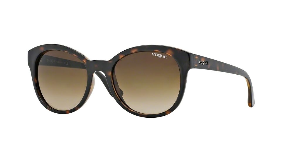 Vogue VO2795S Single Vision Prescription Sunglasses VO2795S-W65613-53 - Lens Diameter 53 mm, Frame Color Dark Havana