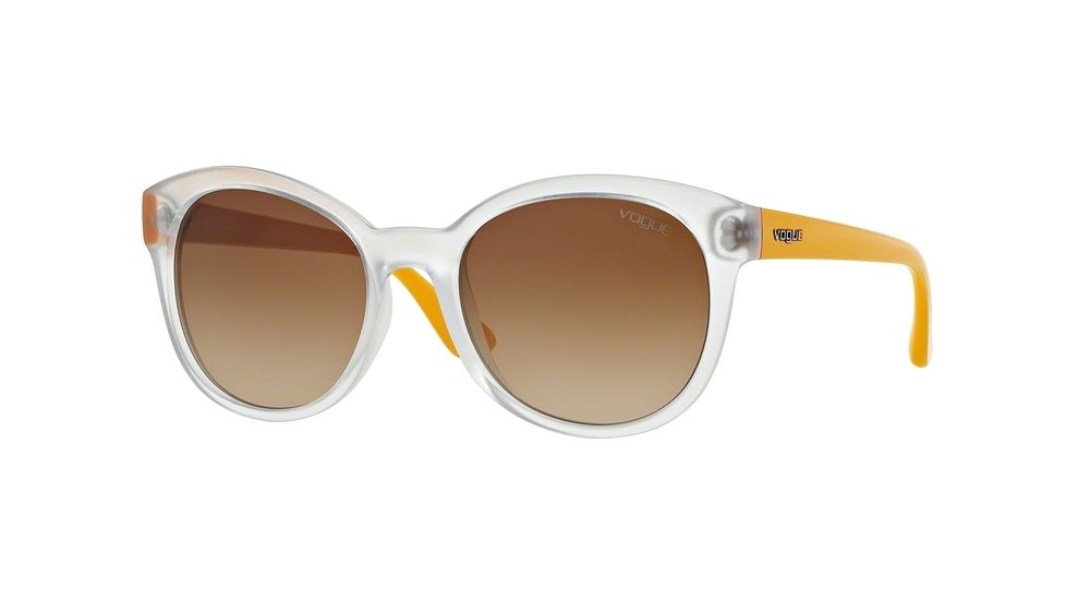 Vogue VO2795S Single Vision Prescription Sunglasses VO2795S-W74513-53 - Lens Diameter 53 mm, Frame Color Transparent Demi Shiny