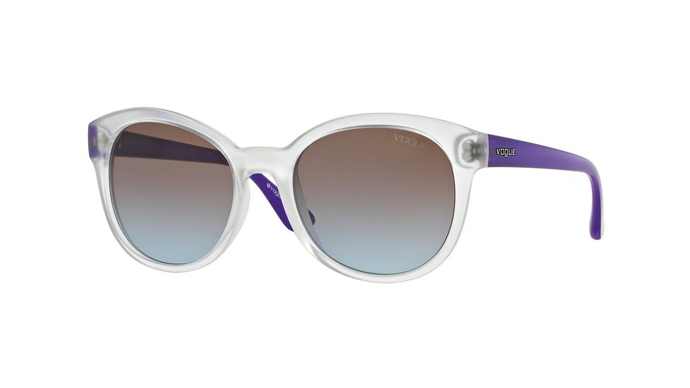 Vogue VO2795S Single Vision Prescription Sunglasses VO2795S-W74548-53 - Lens Diameter 53 mm, Frame Color Transparent Demi Shiny