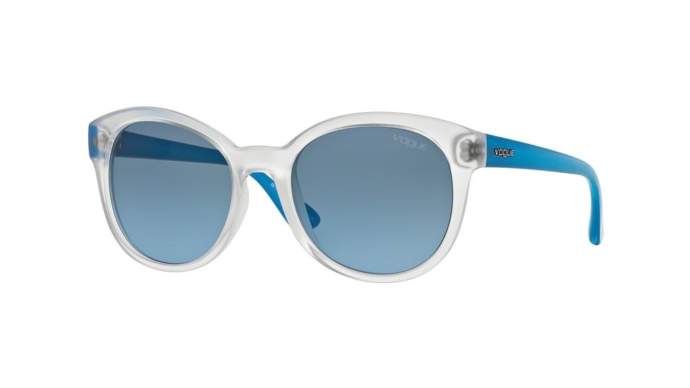 Vogue VO2795S Single Vision Prescription Sunglasses VO2795S-W7458F-53 - Lens Diameter 53 mm, Frame Color Transparent Demi Shiny