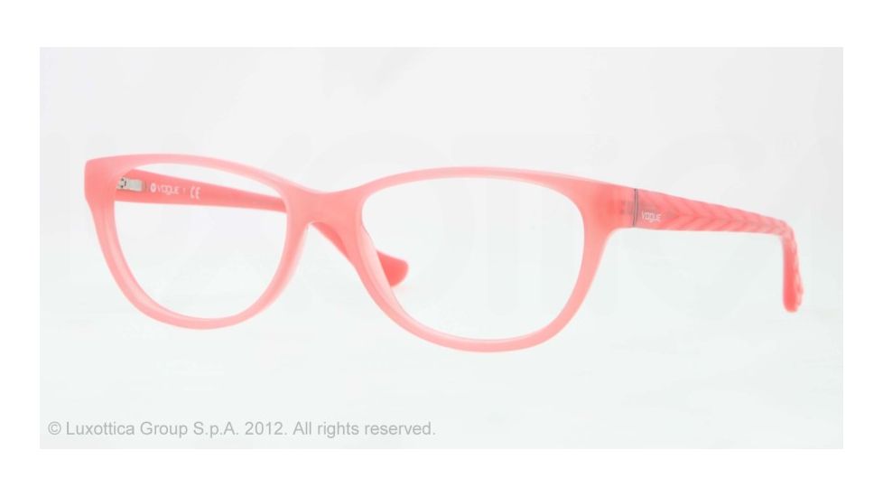 Vogue VO2816 Eyeglass Frames 2110-52 - Opal Pink Frame, Demo Lens Lenses