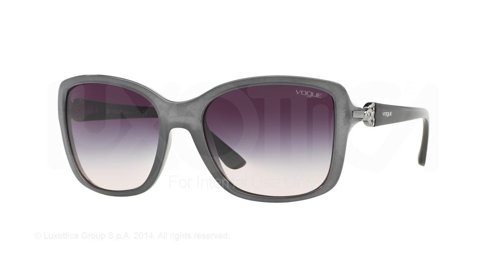Vogue VO2832SB Single Vision Prescription Sunglasses VO2832SB-226536-57 - Lens Diameter 57 mm, Frame Color Grey Violet
