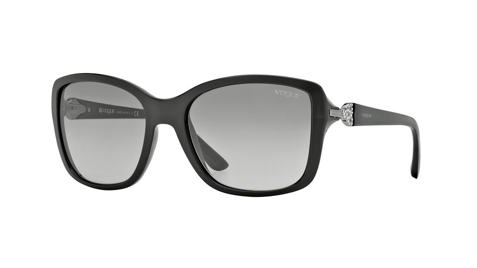 Vogue VO2832SB Single Vision Prescription Sunglasses VO2832SB-W44-11-57 - Lens Diameter 57 mm, Frame Color Black
