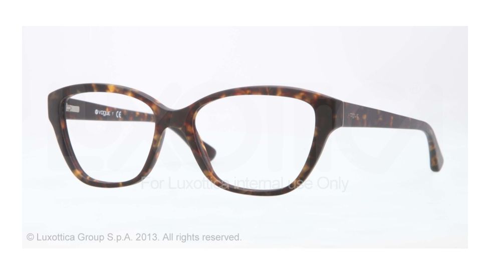 Vogue VO2835 Progressive Prescription Eyeglasses W656S-51 - Matte Dark Havana Frame