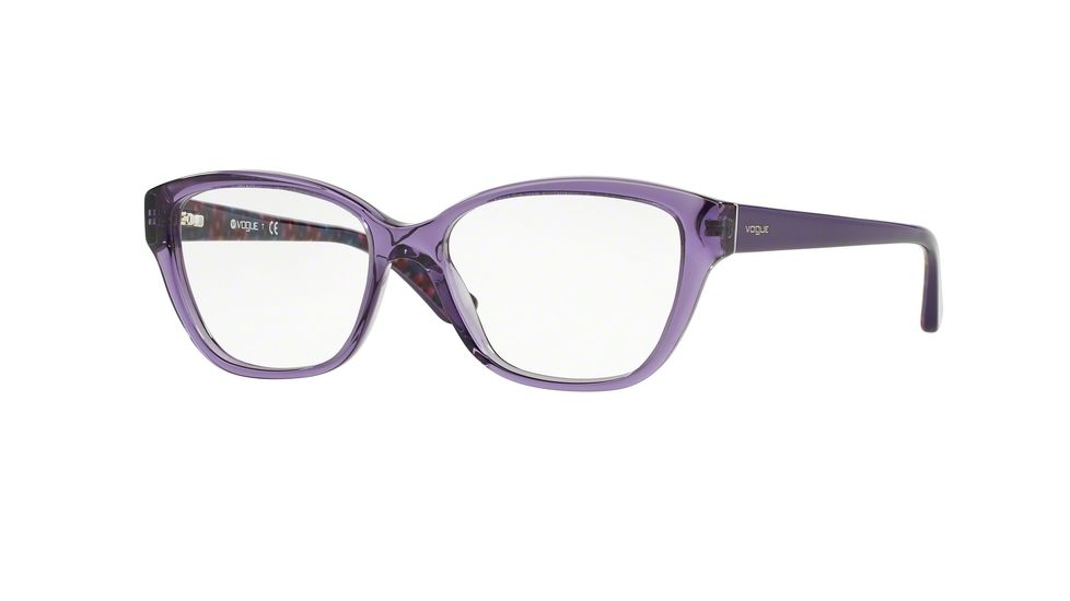 Vogue VO2835F Progressive Prescription Eyeglasses 2258-53 - Transparent Violet Frame