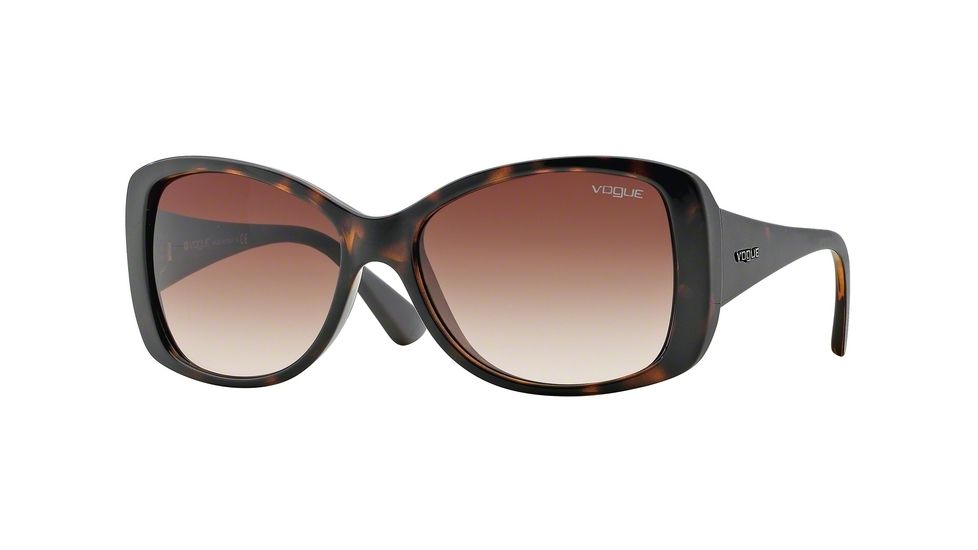 Vogue VO2843S Progressive Prescription Sunglasses VO2843S-W65613-56 - Lens Diameter 56 mm, Frame Color Dark Havana